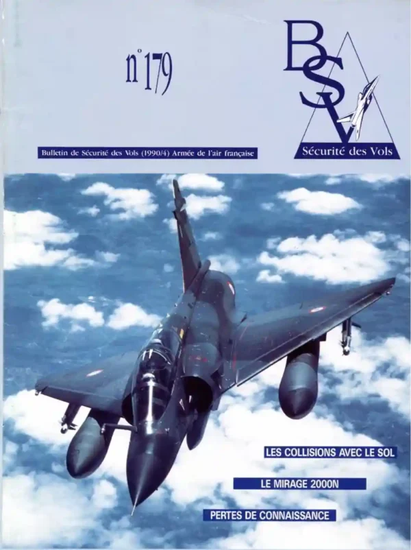 bulletin sécurité des vols 179 armée de l'air