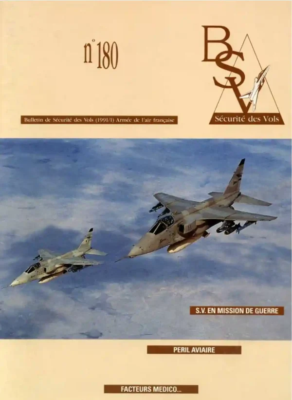 bulletin sécurité des vols 180 armée de l'air