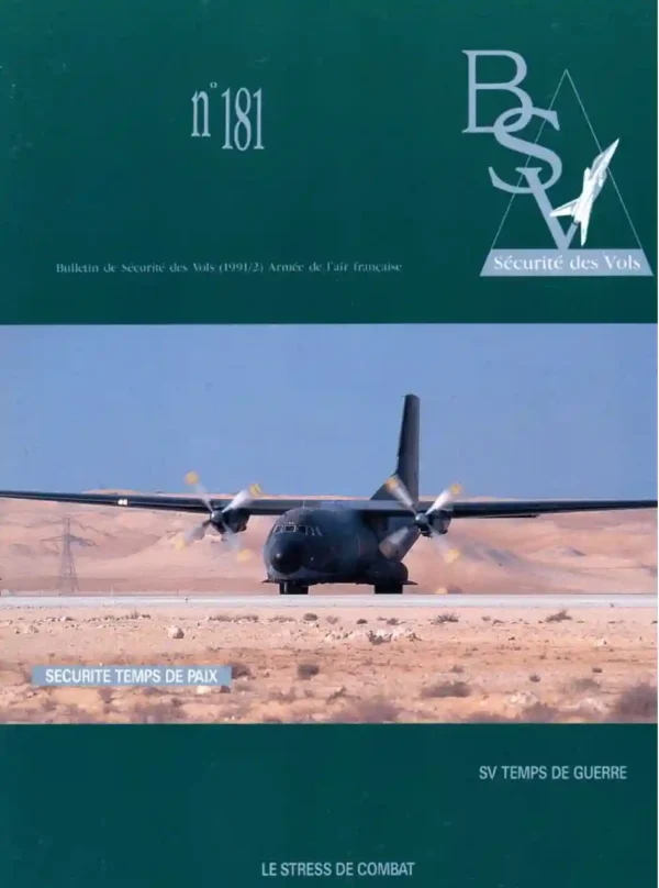 bulletin sécurité des vols 181 armée de l'air