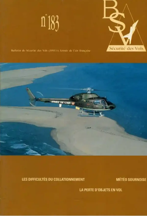 Bulletin de Sécurité des Vols 183